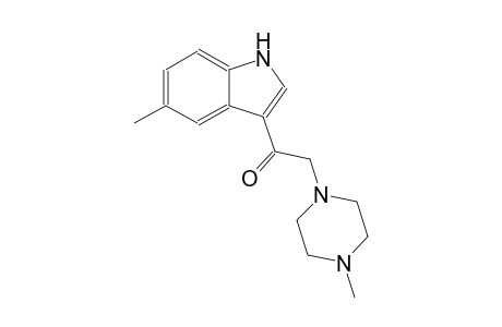 1-(5-methyl-1H-indol-3-yl)-2-(4-methyl-1-piperazinyl)ethanone