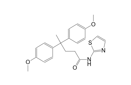 benzenebutanamide, 4-methoxy-gamma-(4-methoxyphenyl)-gamma-methyl-N-(2-thiazolyl)-