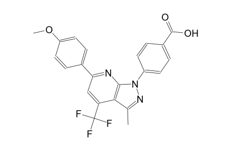 benzoic acid, 4-[6-(4-methoxyphenyl)-3-methyl-4-(trifluoromethyl)-1H-pyrazolo[3,4-b]pyridin-1-yl]-