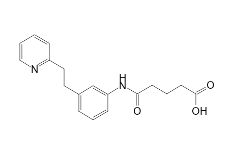4-({3-[2-(pyridin-2-yl)ethyl]phenyl}carbamoyl)butanoic acid