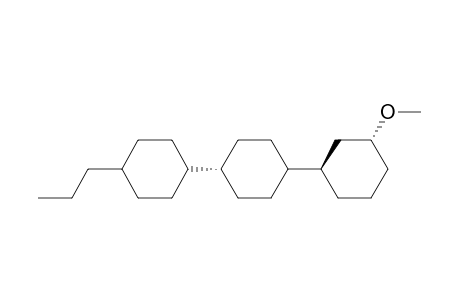 1,1':4',1''-Tercyclohexane, 3-methoxy-4''-propyl-, [1.alpha.[trans(trans)],3.alpha.]-