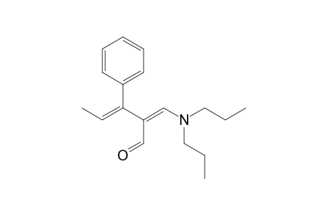 2-[(Dipropylamino)methylene]-3-phenylpent-3-enal