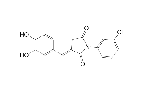 2,5-pyrrolidinedione, 1-(3-chlorophenyl)-3-[(3,4-dihydroxyphenyl)methylene]-, (3E)-