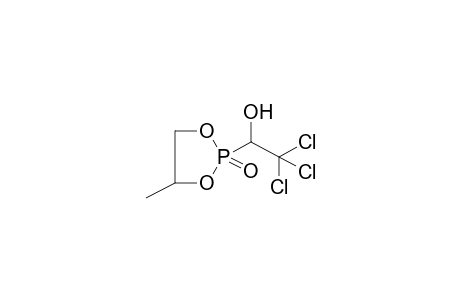 2-OXO-2-(1-HYDROXY-2,2,2-TRICHLOROETHYL)-4-METHYL-1,3,2-DIOXAPHOSPHOLANE