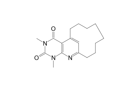 1,3-Dimethyluracilo[8](2,4)pyridinophane [5,7-octamethylene-1,3-dimethylpyrido[2,3-d]pyrimidine-2,4(1H,3H)-dione]