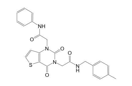 3-[4-(4-methylphenyl)-2-oxobutyl]-1-(2-oxo-3-phenylpropyl)-1H,2H,3H,4H-thieno[3,2-d]pyrimidine-2,4-dione