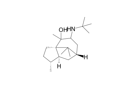 (1R,3aR,7S,8aS)-5-tert-Butylamino-1,4,9,9-tetramethyl-octahydro-3a,7-methano-azulen-4-ol