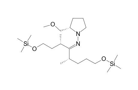 1-Pyrrolidinamine, 2-(methoxymethyl)-N-[2-methyl-1-[1-methyl-3-[(trimethylsilyl)oxy]propyl]-5-[(trimethylsilyl)oxy]pentylidene]-, [2S-[1[1E(R*),2R*],2R*]]-