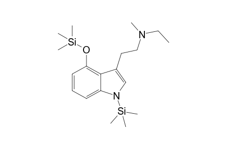 4-Hydroxy-N-ethyl-N-methyltryptamine 2TMS