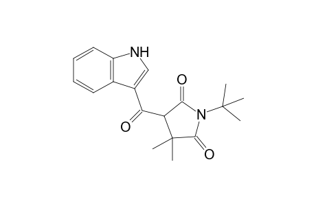 1-tert-Butyl-4-(1H-indol-3-ylcarbonyl)-3,3-dimethyl-pyrrolidine-2,5-dione