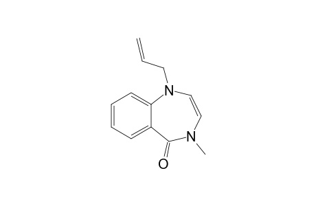 1-Allyl-4-methyl-1,4-benzodiazepine-5-one