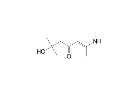 6-Methyl-6-hydroxy-2-(N-methylamino)hep-2-en-4-one