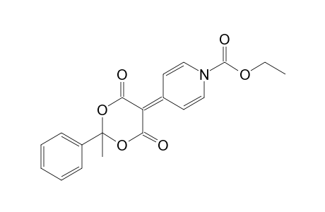 5-[1'-Ethoxycarbonyl-4' (1H)-pyridylidene]-2-methyl-2-phenyl-1,3-dioxane-4,6-dione