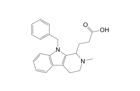 3-(9-benzyl-2-methyl-3,4-dihydro-1H-$b-carbolin-1-yl)propionic acid