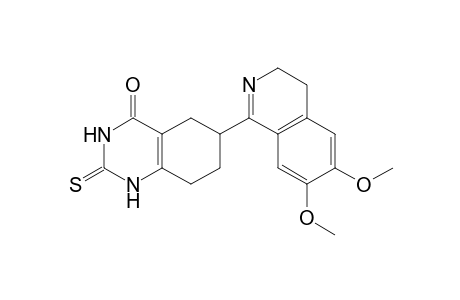 6-(6', 7'-Dimethoxy-3',4'-dihydro-1'-isoquinolyl)-2-thioxo-5,6,7,8-tetrahydroquinazolin-4(3H)-one