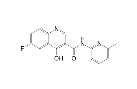 3-quinolinecarboxamide, 6-fluoro-4-hydroxy-N-(6-methyl-2-pyridinyl)-