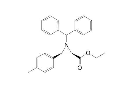 (2R,3R)-1-Benzhydryl-3-p-tolyl-aziridine-2-carboxylic acid ethyl ester