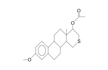 3-Methoxy-17-acetoxy-(8a,9A)-thiasteroid