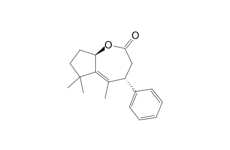 5,6,6-Trimethyl-4-phenyl-3,4,6,7,8,8a-hexahydrocyclopenta[b]oxepin-2-one