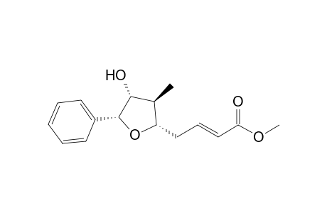 Methyl (2E)-4-((2S,3R,4R,5R)-4-hydroxy-3-methyl-5-phenylixolan-2-yl)but-2-enoate