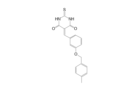 5-{3-[(4-methylbenzyl)oxy]benzylidene}-2-thioxodihydro-4,6(1H,5H)-pyrimidinedione