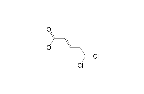 (E)-5,5-dichloropent-2-enoic acid
