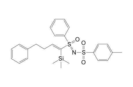 N-[keto-phenyl-[(E)-4-phenyl-1-trimethylsilyl-but-1-enyl]persulfuranylidene]-4-methyl-benzenesulfonamide