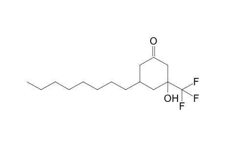 3-Hydroxy-5-(octyl)-3-(trifluoromethyl)cyclohexanone
