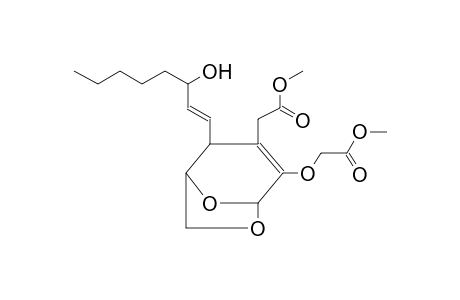 (1S,2S,5R)-2-[(E)-3(RS)-HYDROXY-1-OCTENYL]-3-METHOXYCARBONYLMETHYL-4-(METHOXYCARBONYLMETHYLOXY)-6,8-DIOXABICYCLO[3.2.1]OCT-3-ENE