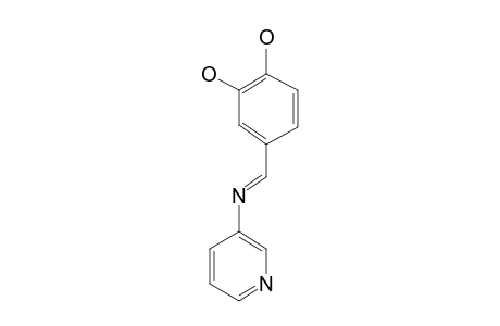 Pyridine-3-amine, N-(3,4-dihydroxybenzylidene)-