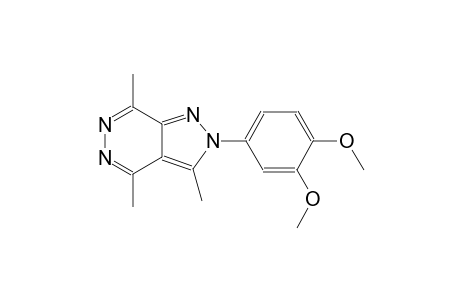 2H-pyrazolo[3,4-d]pyridazine, 2-(3,4-dimethoxyphenyl)-3,4,7-trimethyl-