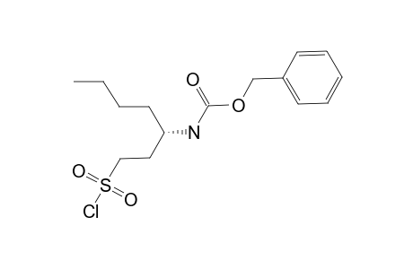 (R)-(+)-3-(BENZYLOXYCARBONYLAMINO)-HEPTANE-1-SULFONYL-CHLORIDE