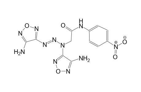 2-[(2E)-1,3-bis(4-amino-1,2,5-oxadiazol-3-yl)-2-triazenyl]-N-(4-nitrophenyl)acetamide