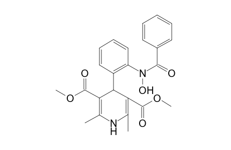 Dimethyl 1,4-dihydro-2,6-dimethyl-2-[2'-(N-benzoylhydroxylamino)phenyl]-pyridine-3,5-dicarboxylate