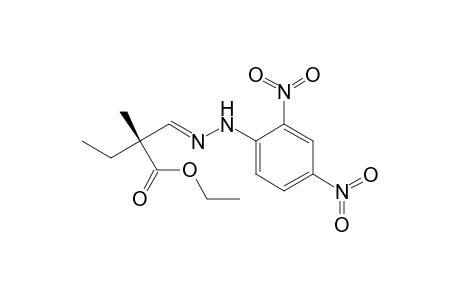 Butanoic acid, 2-[[(2,4-dinitrophenyl)hydrazono]methyl]-2-methyl-, ethyl ester, (R)-