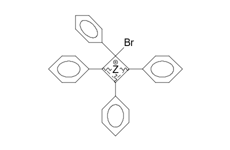 1,2,3,4-Tetraphenyl-4-bromo-cyclobutenyl cation