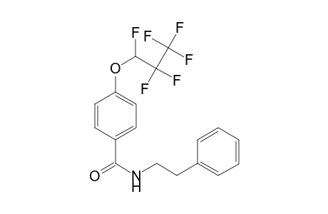 Benzamide, 4-(1,2,2,3,3,3-hexafluoropropoxy)-N-(2-phenylethyl)-