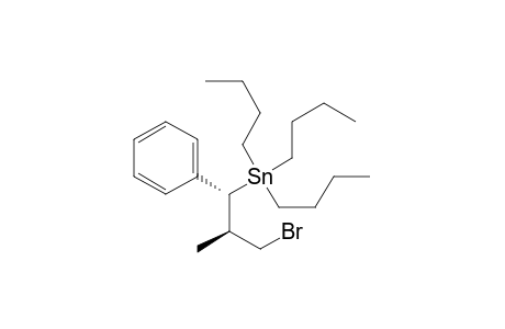 Stannane, (3-bromo-2-methyl-1-phenylpropyl)tributyl-, (R*,R*)-(.+-.)-