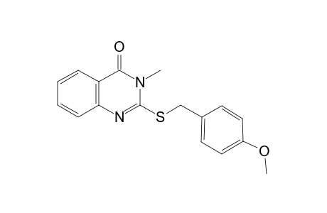 2-[(4-Methoxybenzyl)sulfanyl]-3-methyl-4(3H)-quinazolinone