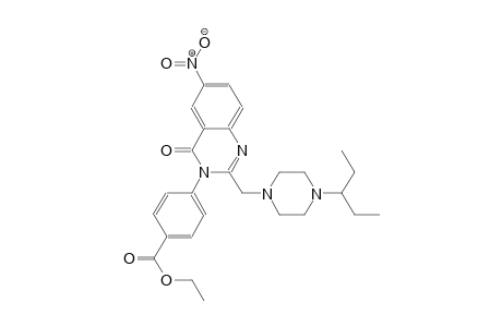 benzoic acid, 4-(2-[[4-(1-ethylpropyl)-1-piperazinyl]methyl]-6-nitro-4-oxo-3(4H)-quinazolinyl)-, ethyl ester