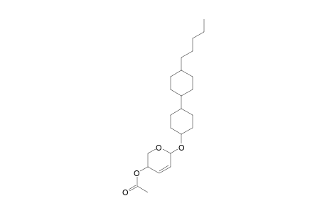 2H-Pyran, 5,6-dihydro-5-acetoxy-2-[4-(4-pentylcyclohexyl)cyclohexyloxy]-