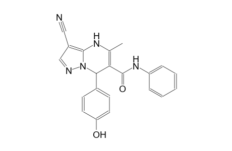 pyrazolo[1,5-a]pyrimidine-6-carboxamide, 3-cyano-4,7-dihydro-7-(4-hydroxyphenyl)-5-methyl-N-phenyl-