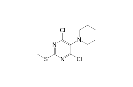 4,6-Dichloro-5-(piperidin-1'-yl)-2-(methylthio)-pyrimidine