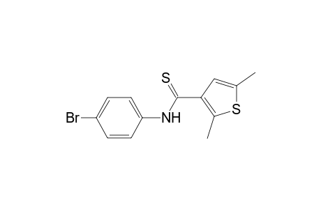 3-Thiophenecarbothioamide, N-(4-bromophenyl)-2,5-dimethyl-