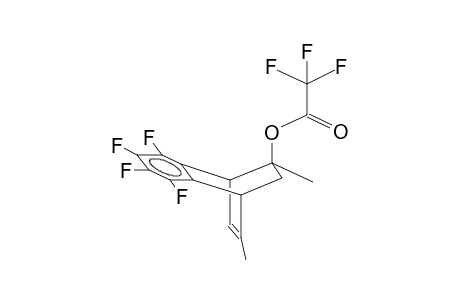 5-ENDO-TRIFLUOROACETOXY-5,7-DIMETHYL-2,3-TETRAFLUOROBENZOBICYCLO[2.2.2]OCTA-2,7-DIENE