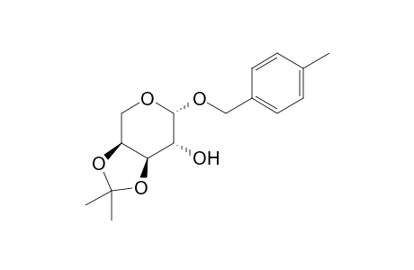 4'-Methylbenzyl 3,4-O-isopropylidene-.beta.,L-arabinopyranoside