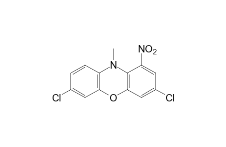 3,7-dichloro-10-methyl-1-nitrophenoxazine