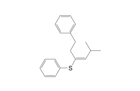 2-Methyl-6-phenyl-4-(phenylthio)-3-hexene
