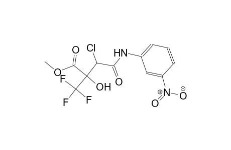 methyl 3-chloro-2-hydroxy-4-(3-nitroanilino)-4-oxo-2-(trifluoromethyl)butanoate