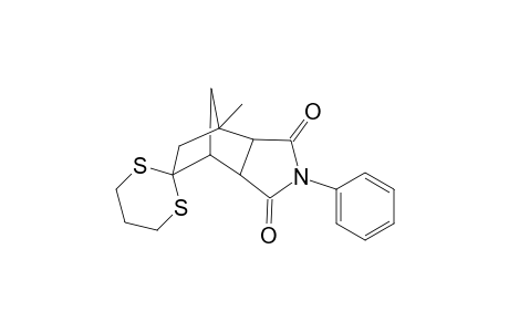 1-Methyl-4-phenyl-4-azatricyclo[5.2.1.0(2,6)]deca-3,5,8-trione 8-propylidenedithioacetal isomer